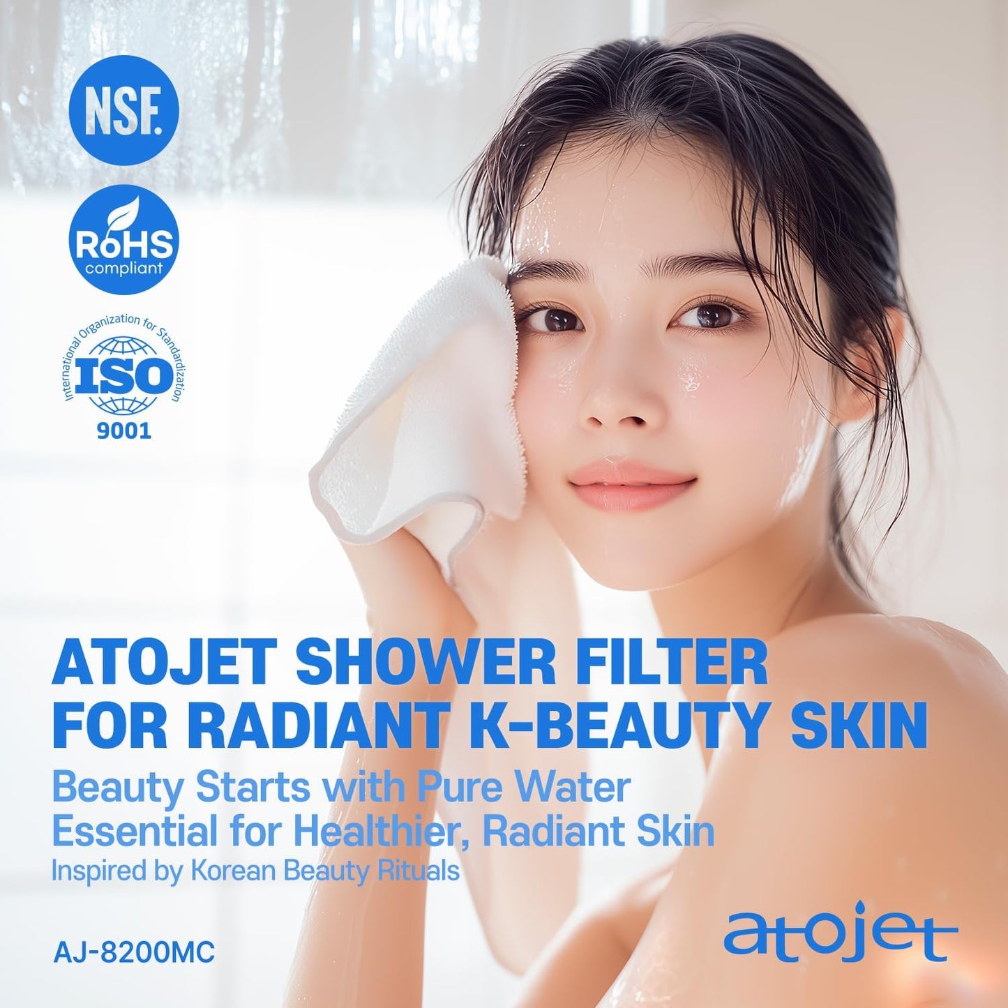 Skiennix Filter Showerhead - Inspired by Korea's Beauty Culture | Carbon Composite Filter | Complete Set