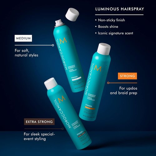 Moroccanoil Luminous Hairspray - Medium Hold For Shine & Frizz Control | 10 oz