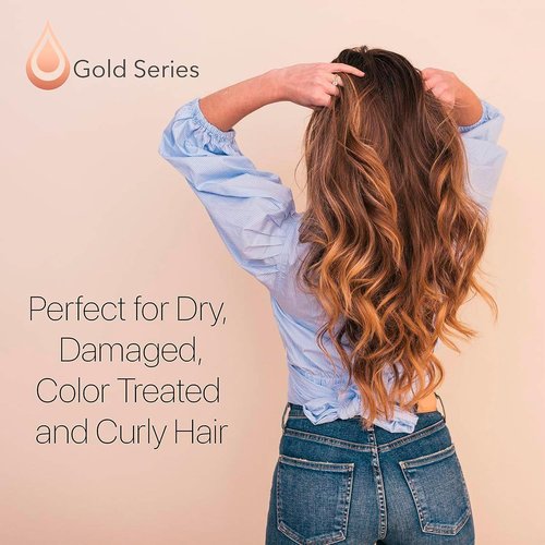 Gold Series Deep Conditioning Hair Mask - Moisturizing Argan Oil Treatment for Dry, Damaged Hair | 18.6 Oz