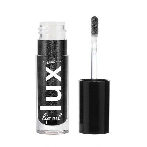 ColourPop x Twilight Lux Lip Oil - Hydrating Sheer Tinted Formula with Chamomile & Calendula - Nourishing Black Lip Oil - Team Jacob (0.16 oz)