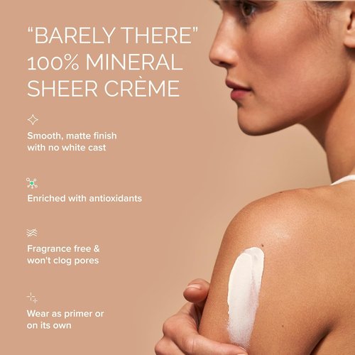 MDSolarSciences Mineral Crème SPF 50 Sunscreen for Face - Water-Resistant, Broad Spectrum UV Protection | Smooth Matte Finish