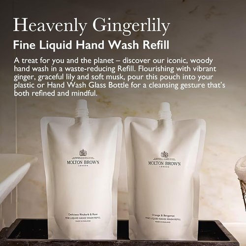 Molton Brown Hand Wash Refills - Luxurious Fine Liquid Formula | 13.5 Fl. Oz.