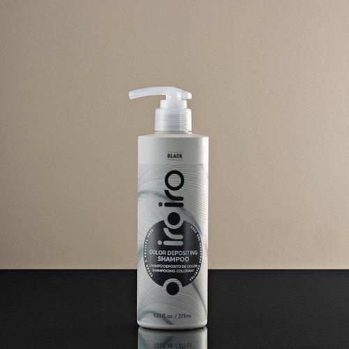 Iroiro Color Depositing Shampoo - Deep Black Hue for Vibrant, Long-Lasting Color