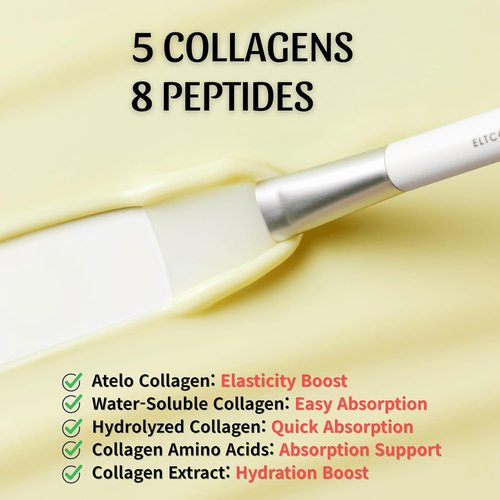 ELT Collagen Peel Off Face Mask - Hydrating & Firming Korean Facial Mask with 5 Collagens | 60 ml