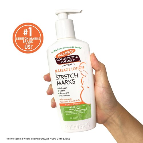 Palmer's Cocoa Butter Formula Massage Lotion - Stretch Mark Relief for Pregnancy Skin Care | 8.5 Oz