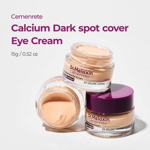 Dr. Melaxin Calcium Dark Spot Eye Cream - Niacinamide & Calcium Gluconate for Dark Circles | 15g | Firming Hydration