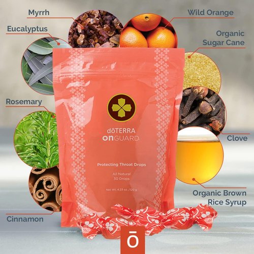 doTERRA On Guard Throat Drops - Immune Support & Soothing Relief | Natural Citrus Flavor