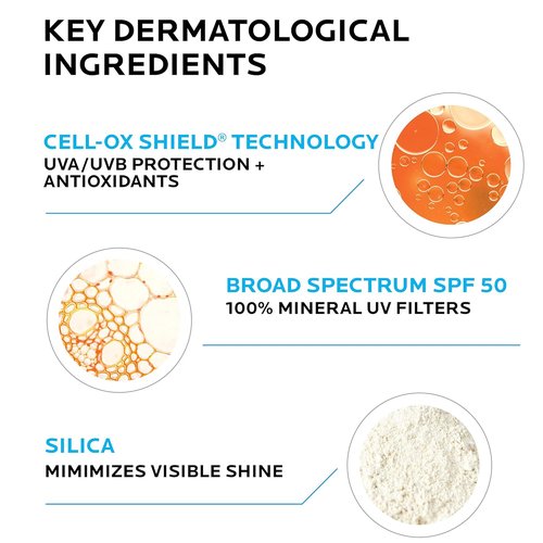 La Roche-Posay Anthelios Mineral Sunscreen SPF 50 - Gentle Lotion for Face & Body, Broad Spectrum Protection, Oil-Free