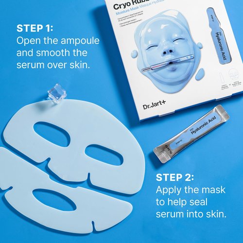 Dr.Jart+ Cryo Rubber Cooling Face Mask with Serum Ampoule - Korean Skin Care | Travel Size