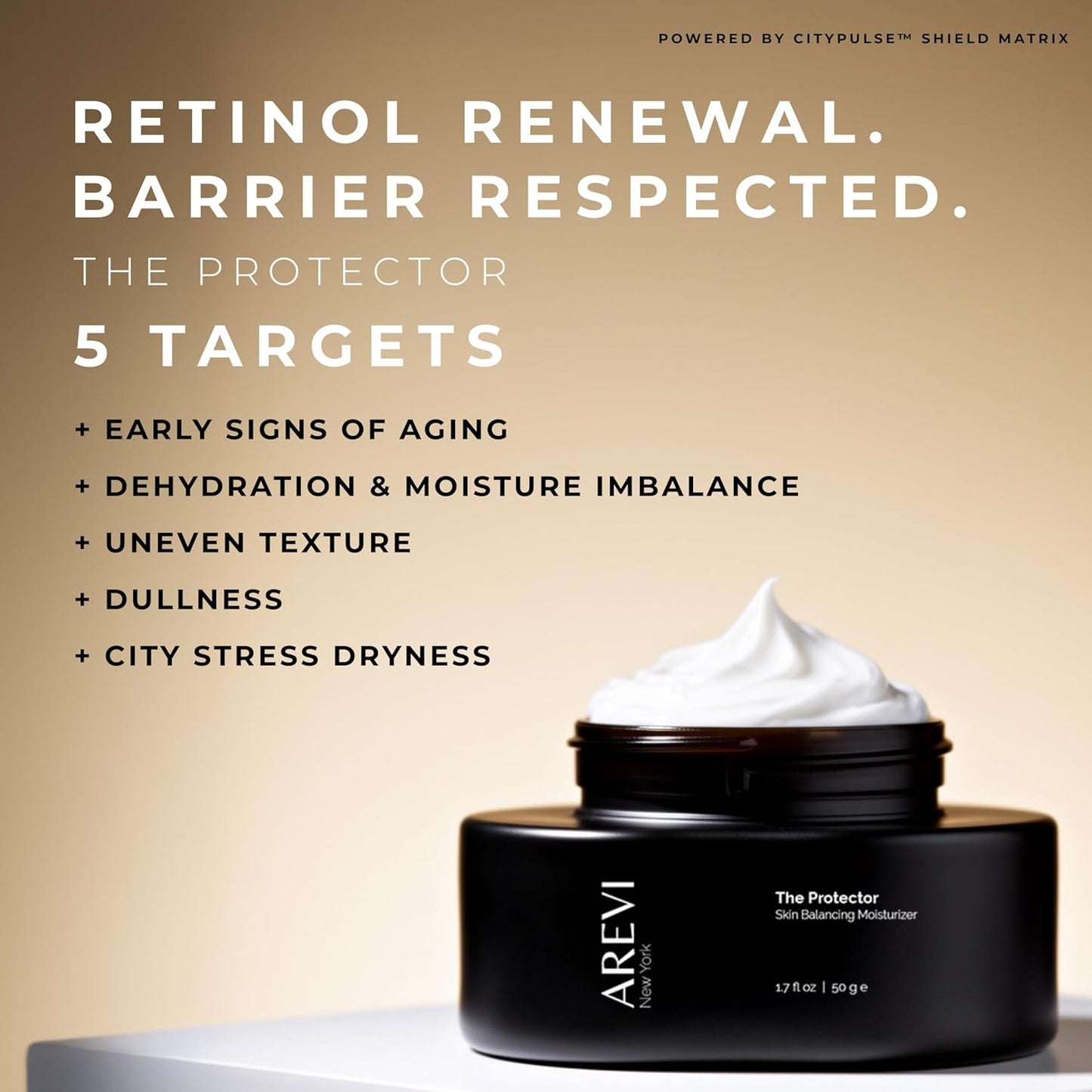 Skiennix Retinol Moisturizer - Anti-Aging Night Cream with Green Tea & Panthenol, Vegan Formula