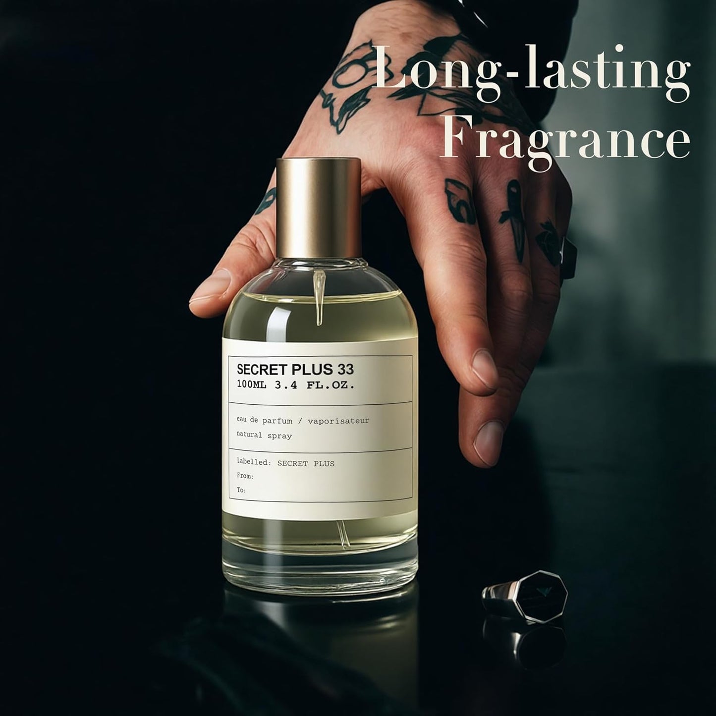 SECRET PLUS 33 Eau de Parfum for Men - 100ml Long-Lasting Cologne Spray | Perfect Gift Option