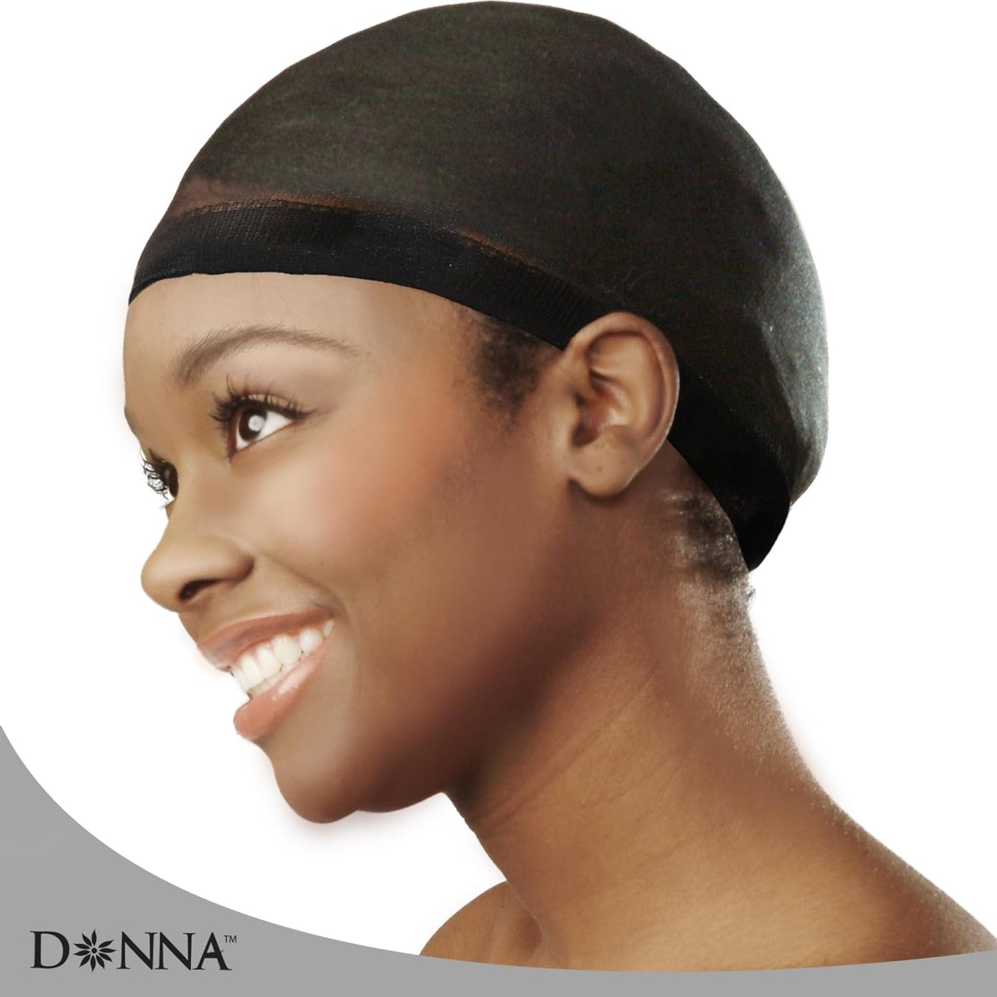 DONNA STOCKING WIG CAPS FOR WOMEN HAIR CAP, WIG HEAD, HAIR NET 2pcs 3PACK