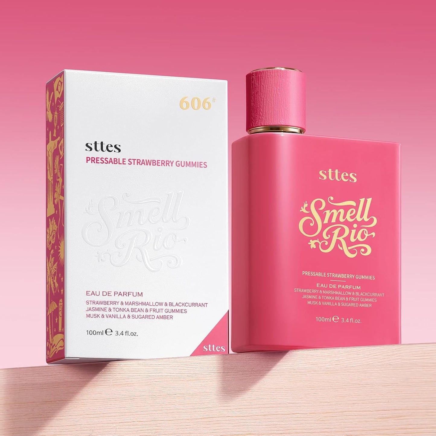 Sttes Smell Rio Perfume - Long-Lasting Hair Perfume for Women | Strawberry, Candy, Vanilla & Marshmallow 100ml
