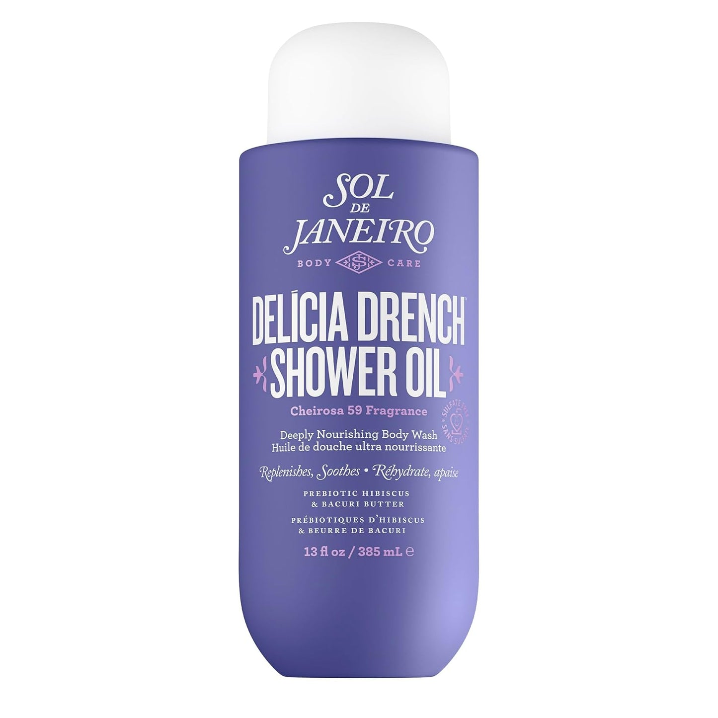 Sol de Janeiro Delicia Drench Shower Oil - Deeply Nourishing Body Wash for Soft Skin
