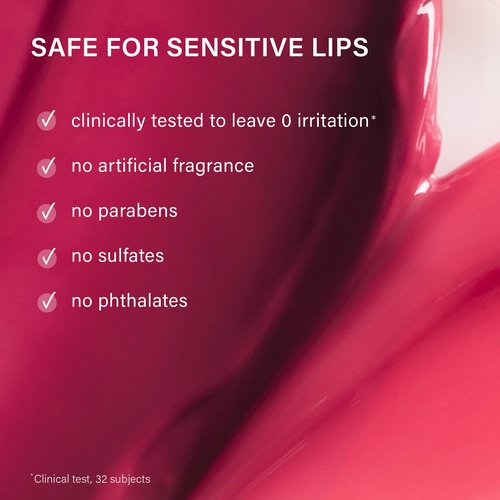 Melixir Vegan Lip Treatment, Sheer Tinted Lip Balm for Instant Hydration & Shine, Moisturizing Lip Gloss, Infused with Vegan Collagen & Jojoba Oil, Cruelty-Free, Korean Skincare-4 Berry(0.5oz/15g)