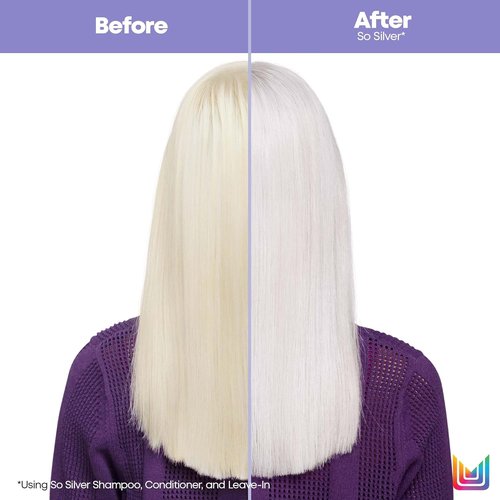 Matrix So Silver Deep Conditioning Conditioner - Revitalize Dull Blonde & Silver Hair | Vegan Formula for Dry, Damaged Locks