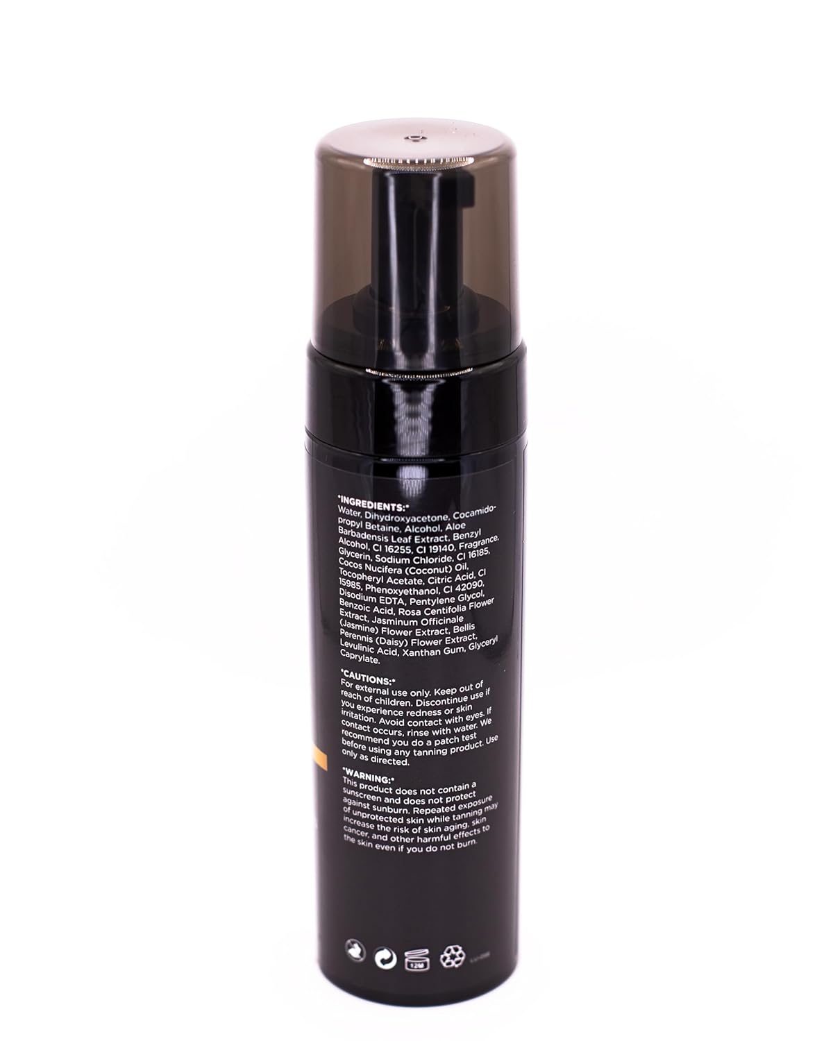 Skiennix Dark Self-Tanning Mousse - Fast-Drying Formula for Natural Bronzed Glow - 6.7fl oz with Aloe Vera & Coconut Scent