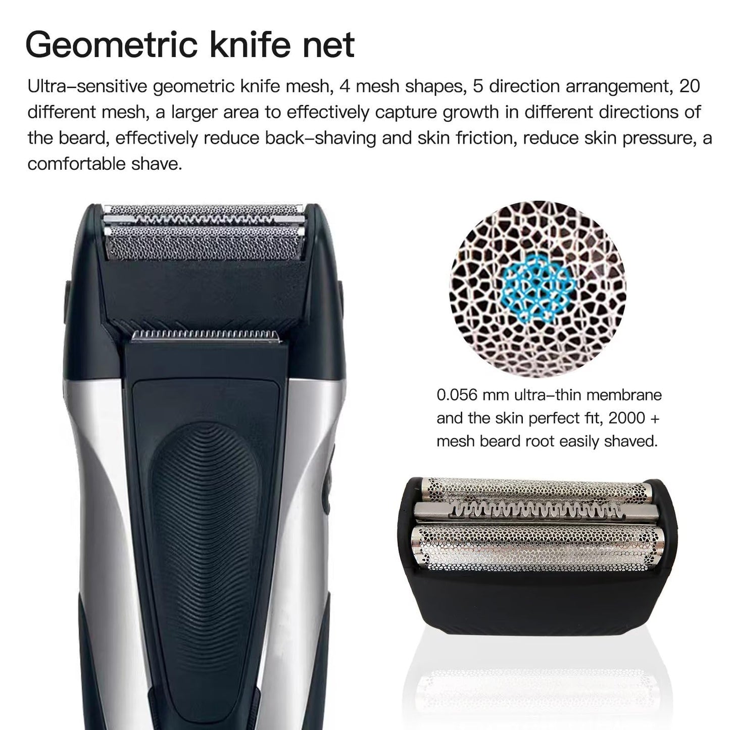 Colorpp 2024 Upgraded 30B 310 330 Shaver foil &Cutter Head Shearing Blade for Braun 7515, 7516, 7520, 7526, 7540, 7546, 7564, 7570, 7630, 7640, 7650, 7664, 7680, 7690, 7763