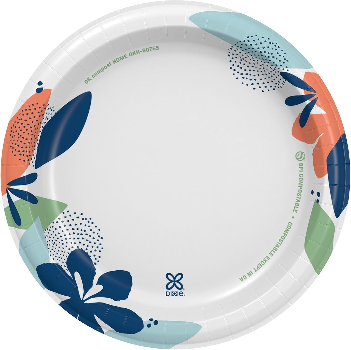 Dixie Medium Paper Plates - 8.5 Inch, 90 Count | 2X Stronger, Microwave-Safe & Soak-Proof