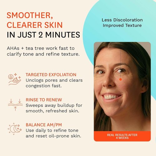 Fig.1 Hydrating Facial Cleanser - Gentle Face Wash with Glycerin & Squalane | Non-Drying, Fragrance-Free | 3.4 oz Refillable Bottle