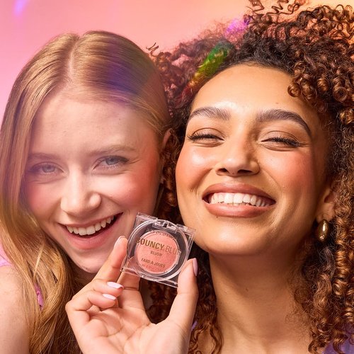 Revolution Beauty London Bouncy Blur Blush - Buildable Vegan Powder Makeup in Lilac Pink, 0.19 oz