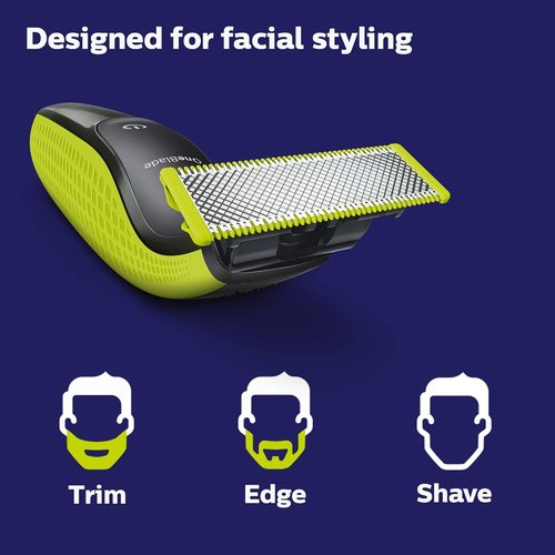 Philips OneBlade Hybrid Electric Trimmer & Shaver - Versatile Grooming Tool, QP2520