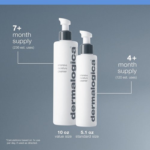 Dermalogica Intensive Moisture Cleanser - Hydrating Face Wash for Dry Skin - Cleans Skin Leaving it Feeling Smoother, Softer, and More Luminous