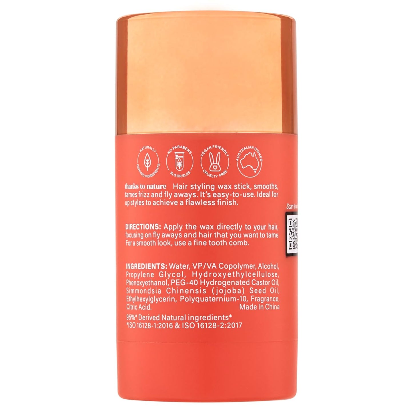 Skiennix Hair Wax Stick - Maximum Hold & Shine for Slicked Back Styles | Edge Smoothing & Flyaway Control