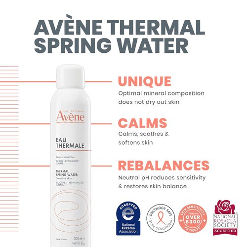 Avène Thermal Spring Water - Soothing Facial Mist Spray for Sensitive Skin | Calms & Softens Skin