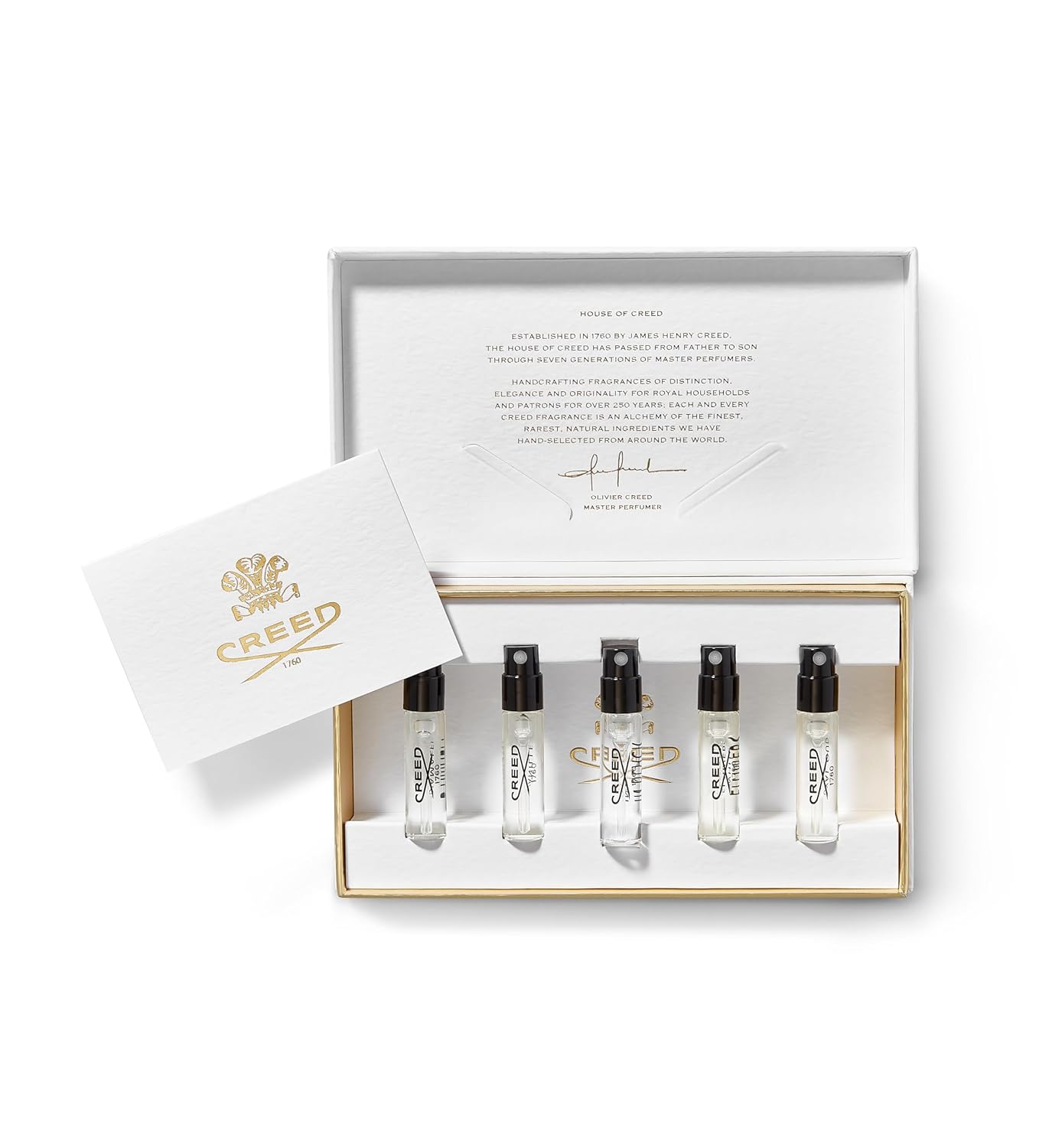 Creed Men's Inspiration Sample Set - 5 Premium Fragrances (1.7ML Each) for the Modern Man