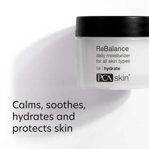 PCA SKIN ReBalance Moisturizer for Sensitive Skin - Creamy Daily Face Cream, 1.7 fl oz Jar