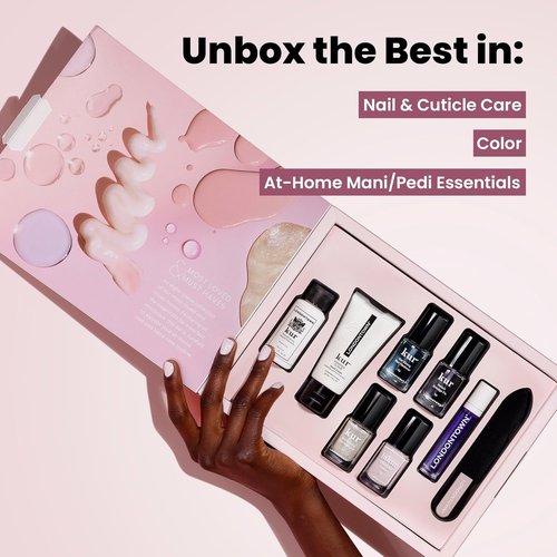 LONDONTOWN Complete Nail Polish Set - Must-Have Manicure Essentials & Cuticle Care Tools