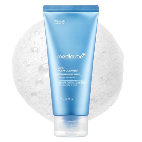 Medicube Facial Cleanser - Zero Foam Cleanser for Sensitive Skin | Hydrating Daily Cleanser, 4.23 oz
