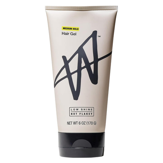 W By Jake Paul Hair Gel for Men - Low Shine, Non-Sticky Matte Finish, Medium Hold | 6 fl oz