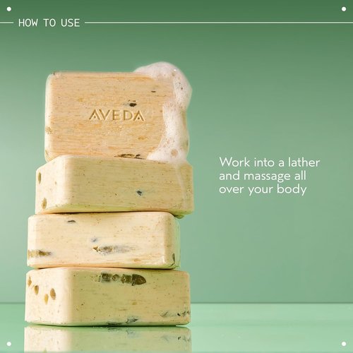Aveda Rosemary Mint Bath Bar Soap - Invigorating Organic Peppermint & Rosemary Aroma