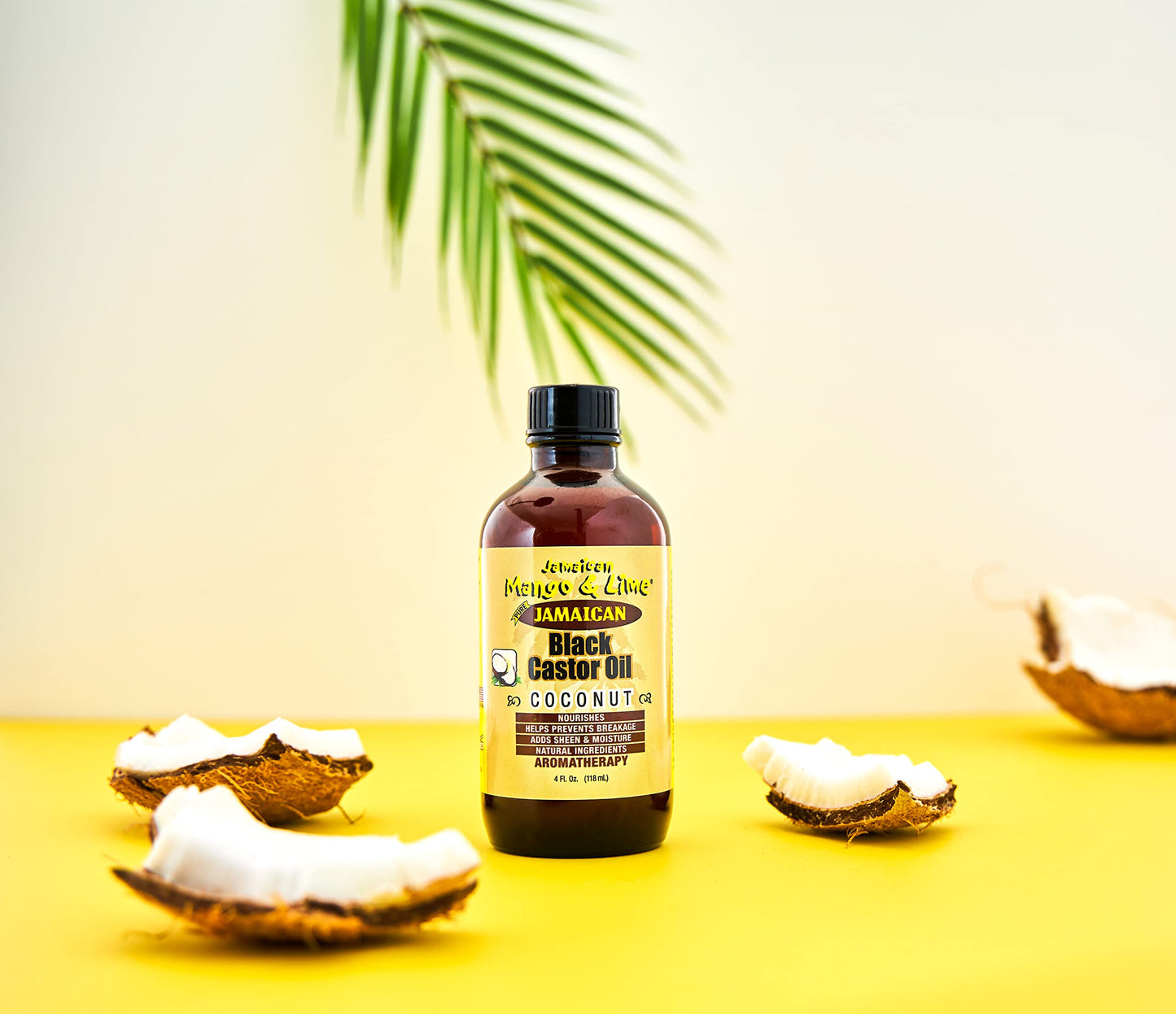 Jamaican Mango Black Castor Oil, Coconut, 4 Ounce