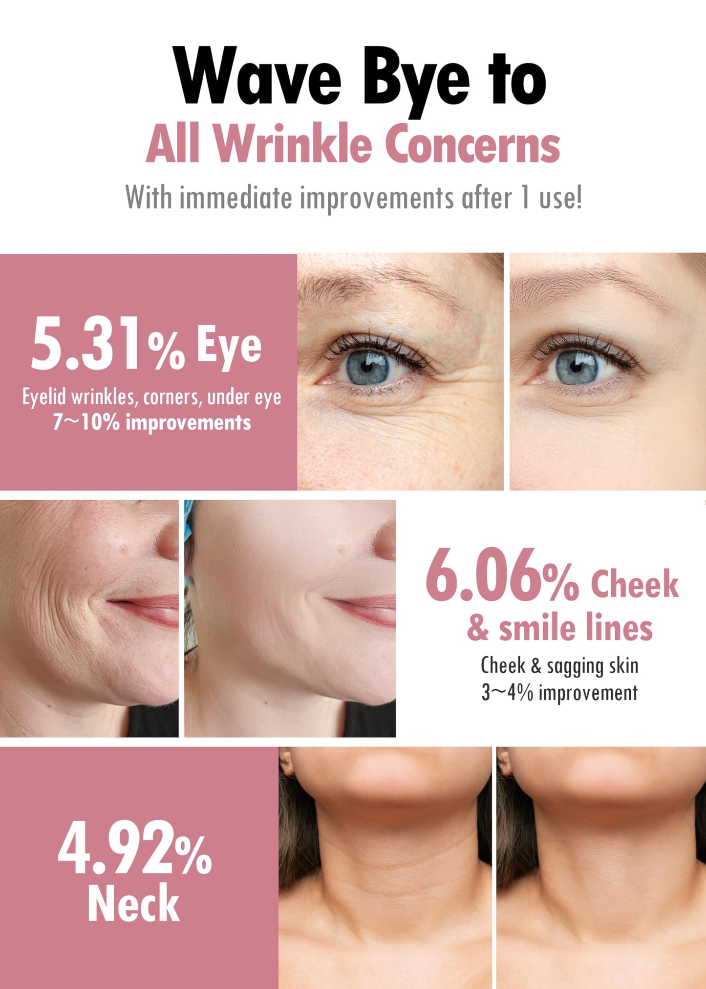 KAHI Wrinkle Bounce Multi Balm - REFILLABLE EDITION | All-in-One Hydrating Lip Balm Eye Cream Neck Cream Make Up Base & Face Mist Moisture Balm Stick | Daily Face Moisturizer Stick (0.32 oz)