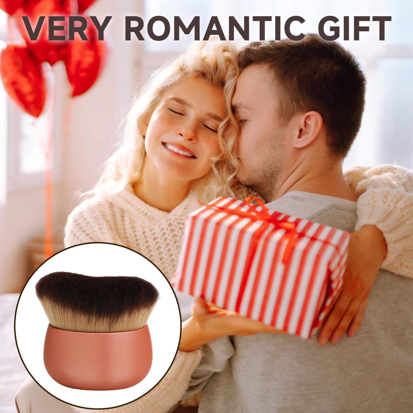 Skiennix Extra Large Body Brush - Makeup Blend & Blur Tool for Self Tanner, Bronzer & Foundation | Beige