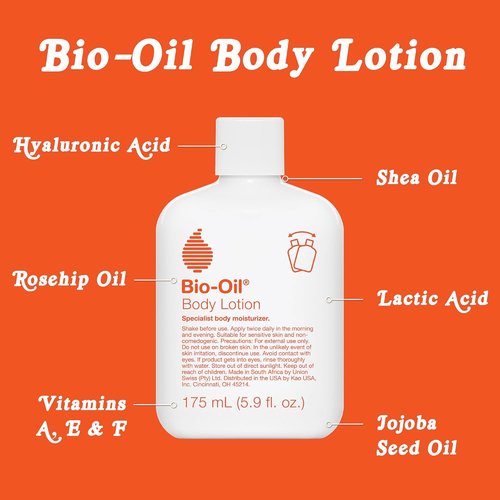 Bio-Oil Moisturizing Body Lotion - Ultra-Lightweight Hydration with Jojoba & Rosehip Oil | 5.9 Oz