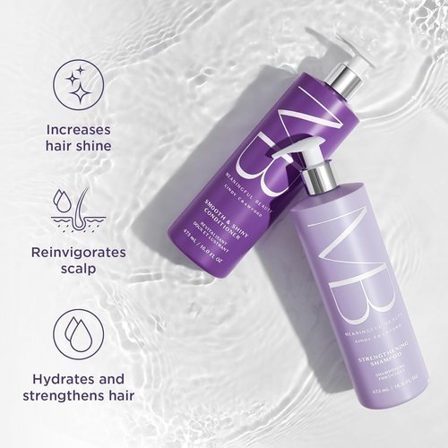 Meaningful Beauty Age-Proof Hair Care Set - Strengthening Shampoo & Conditioner, 16 Oz Each | Restores Volume & Shine