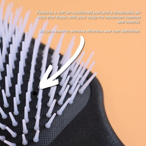 Denman Detangling & Styling Paddle Brush – Wet or Dry Hair Detangler & Styler for Curly, Coily, Straight, Thick & Long Hair – Ideal for Women & Men