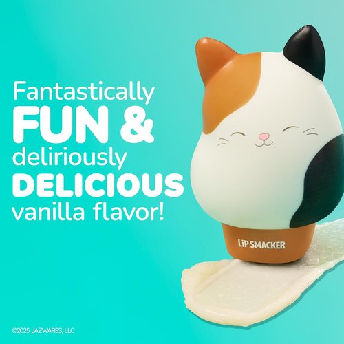 Lip Smacker Squishmallows Lip Balm - Moisturizing & Hydrating Soft Squishy Collectible | Cam