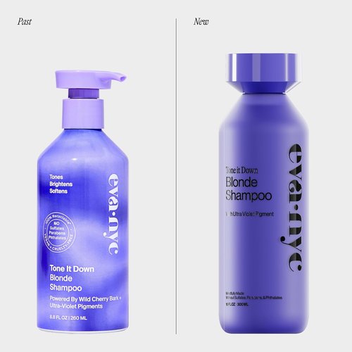 Eva NYC Purple Shampoo - Gentle Anti-Brass Formula for Blonde, Gray & Lightened Hair - Adds Shine & Softens - 10 fl oz