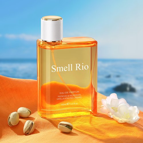 Smell Rio 602 Perfume for Women, Sunshine Pistachio Eau de Parfum 3.4 fl.oz | Warm Vanilla & Salted Caramel Scent | Long-Lasting Summer Fragrance Gift