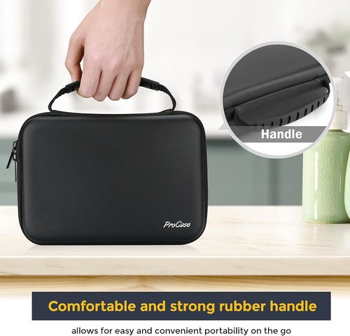 ProCase Hard Carrying Case for Norelco Multigroom Series 7000 | Protects Men's Electric Trimmer - Black