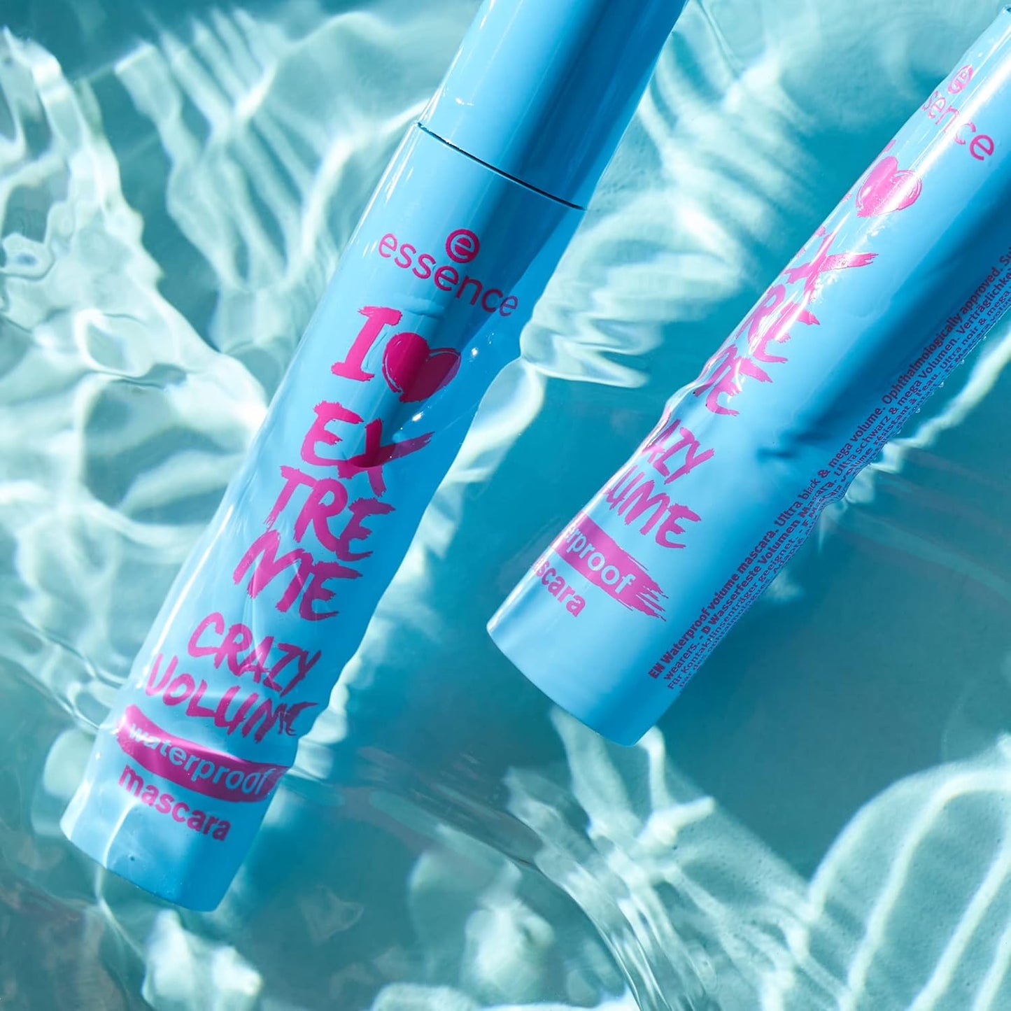 Essence | I Love Extreme Crazy Volume Waterproof Mascara - Volumizing, Long-Lasting & Vegan | Paraben-Free, Alcohol-Free, Microplastic-Free