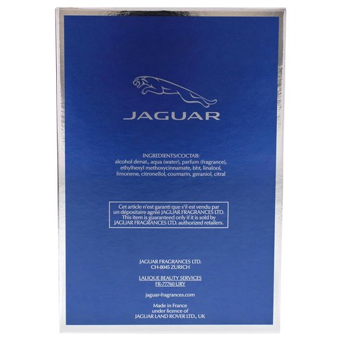 Jaguar Classic Blue Eau De Toilette Spray for Men - 3.4 Ounce | Fresh & Invigorating Fragrance