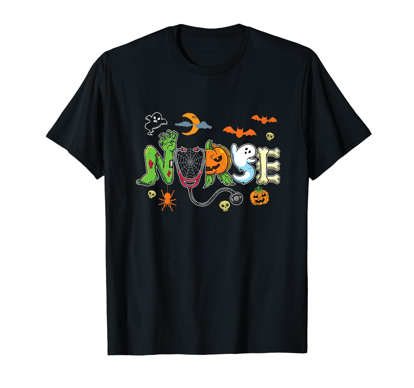 Halloween Nurse Costume Trick Or Treat Nursing CNA EMT T-Shirt