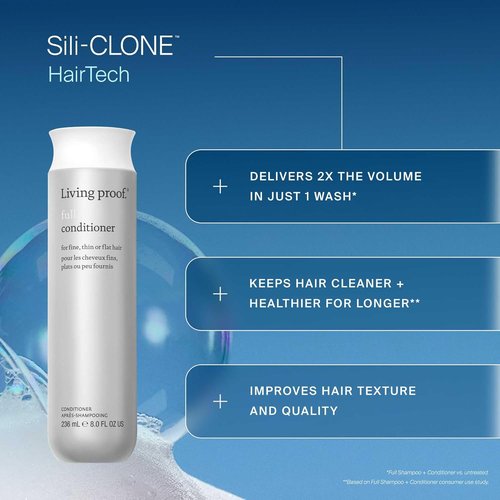 Living Proof Full Conditioner - Volumizing & Moisturizing Formula for Soft, Shiny Hair | Silicone-Free, Color Safe