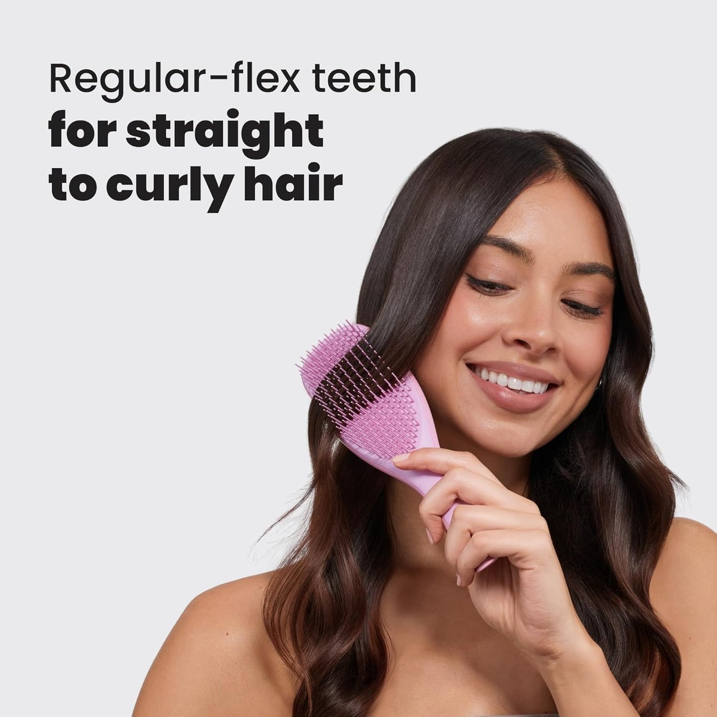 Tangle Teezer Ultimate Detangler Brush - Eliminate Knots & Reduce Breakage for Wet & Dry Hair | Rosebud Color